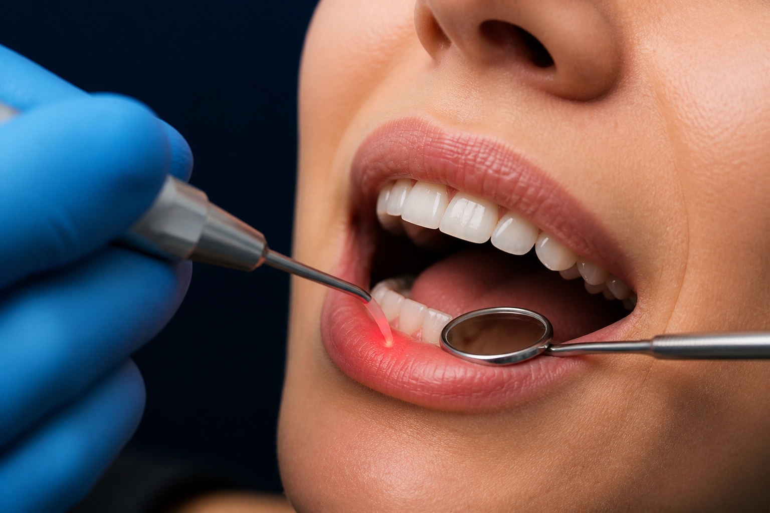 Aplicação odontológica de laserterapia como recurso complementar
